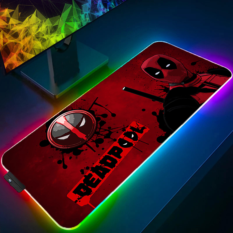 Gaming Accessories Stand - LED Mouse Pad Gaming Backlight Lock