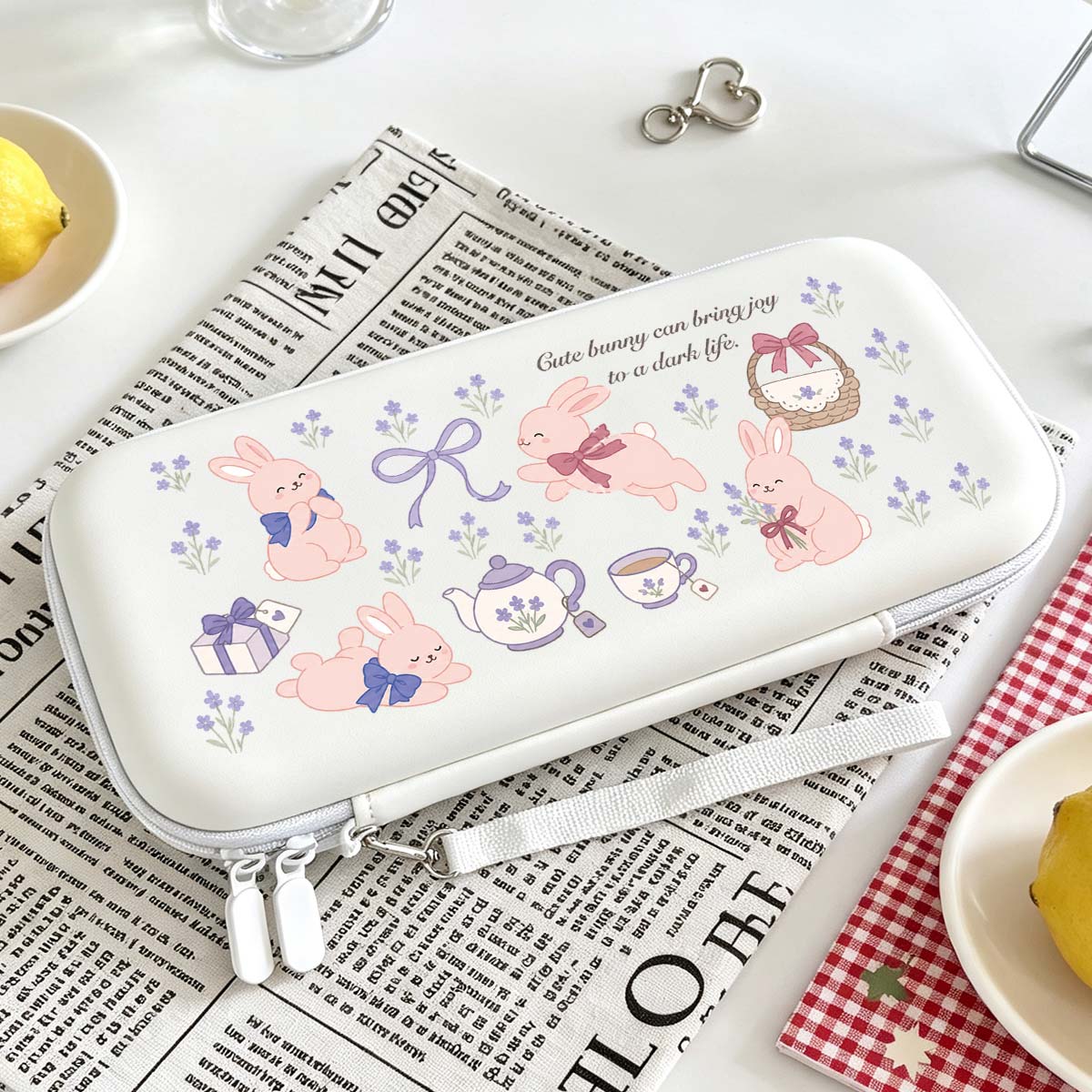 Gaming Accessories Bag - Macaron Color Hard Storage Bag Portable