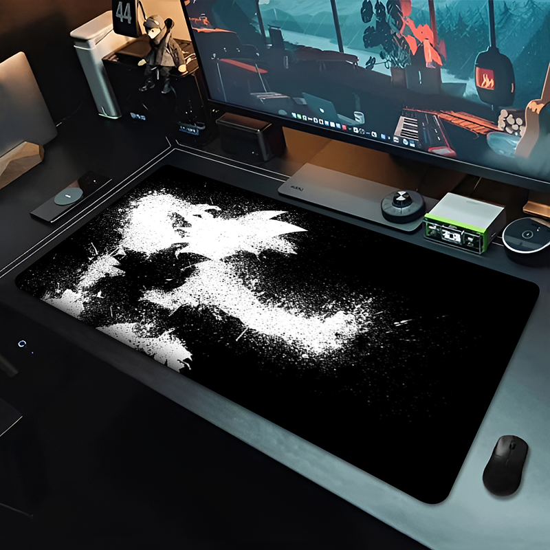 DBZ Black Anime Mouse Pad Drag - Gaming Accessories Stand review and price