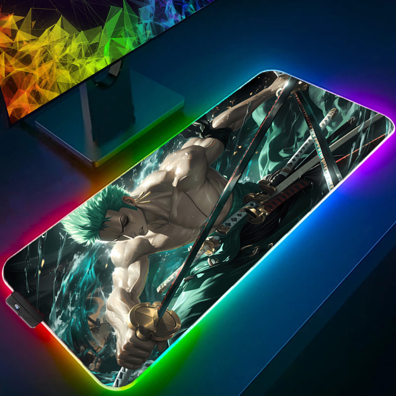 ONE PIECE Zoro Mouse Pad RGB G - Gaming Accessories Stand review and price