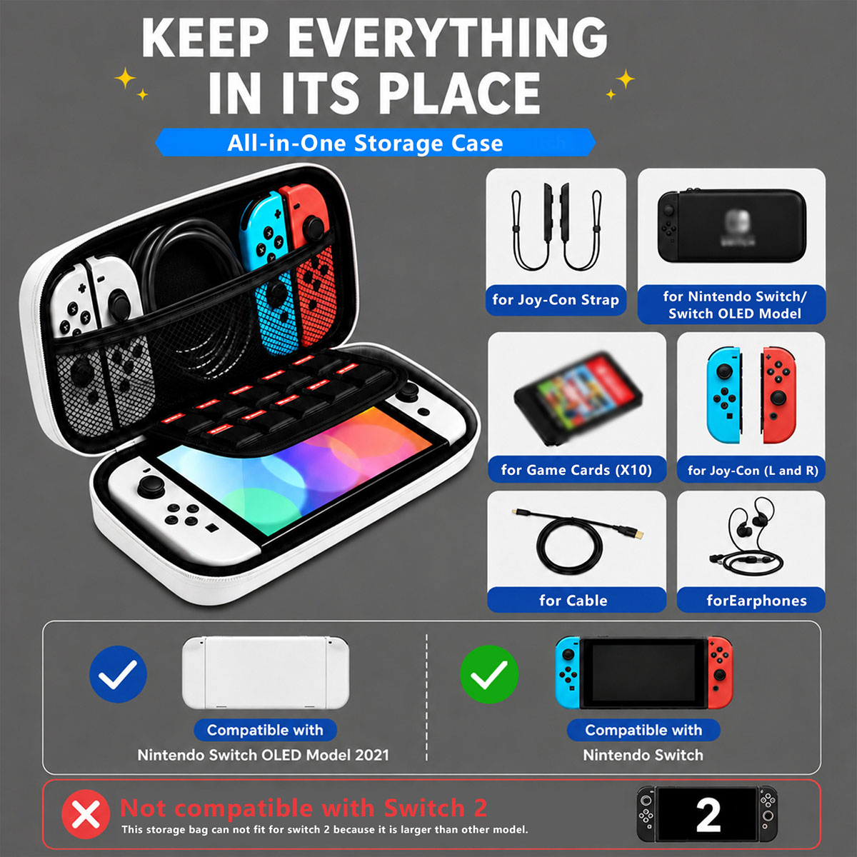 Macaron Color Hard Storage Bag - Gaming Accessories Bag review and price
