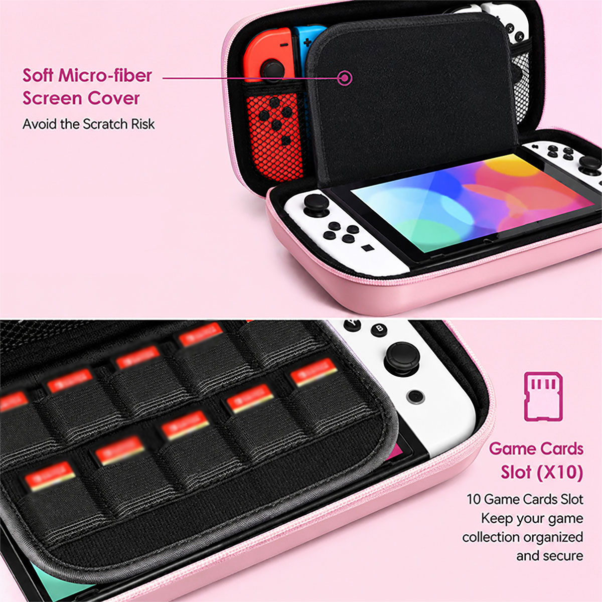 Macaron Color Hard Storage Bag - Gaming Accessories Bag review and price